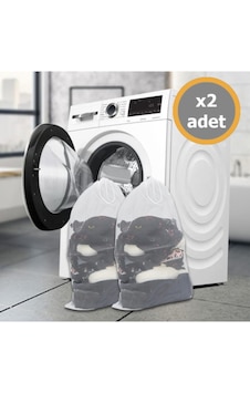 2 Adet Lüx Perde Ve Çamaşır Yıkama Filesi Ipli 60x80 Cm Battal Boy Beyaz 2 Adet Lüx Perde Ve Çamaşır Yıkama Filesi Ipli 60x80 Cm Battal Boy Beyaz
