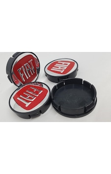 Jant Göbeği Fiat 58/55 55Mm Yuva 4'Lü Set Kırmızı Jant Göbeği Fiat 58/55 55Mm Yuva 4'Lü Set Kırmızı