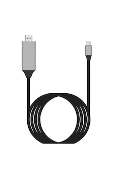 Powermaster Pm-6921 Type-C To Hdmi 2 Metre Çevirici Kablo Powermaster Pm-6921 Type-C To Hdmi 2 Metre Çevirici Kablo
