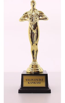 Kankan İçin Özel Anlamlı Yılın En İyi Kankası Oscarı Ödülü Biblo Hediye Büyük Boy Dekoratif Obje Kankan İçin Özel Anlamlı Yılın En İyi Kankası Oscarı Ödülü Biblo Hediye Büyük Boy Dekoratif Obje