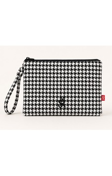 Sellhubx El Yapımı Desenli Kadın Bilek Çantası, Fermuarlı Astarlı Kumaş Portföy Çanta, İç Cepli 24 18 Cm Siyah - Beyaz Sellhubx El Yapımı Desenli Kadın Bilek Çantası, Fermuarlı Astarlı Kumaş Portföy Çanta, İç Cepli 24 18 Cm Siyah - Beyaz