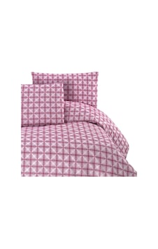 Menderes Home Cotton Collection Ranforce Çift Kişilik Nevresim Seti Efekt Gül Kurusu Renkli