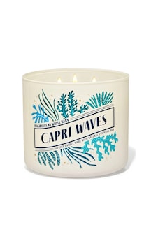 Bath & Body Works Capri Waves Büyük Mum 411 G Çok Renkli Bath & Body Works Capri Waves Büyük Mum 411 G Çok Renkli