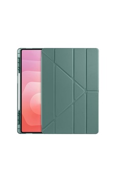 Aksesuarcim S11 Ultra Sm-x930 X936b İle Uyumlu Kılıf Silikon Yumuşak Kalem Bölmeli Esnek 4 Farklı Stand Olabilen Tablet Kılıfı Koyu Yeşil Sku: Zeusb0gg4cx9vy Arka Kapak