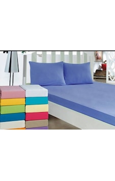 Unisex Açık Mavi Çift Kişilik Çarşaf Takımı Çok Renkli Unisex Açık Mavi Çift Kişilik Çarşaf Takımı Çok Renkli