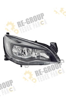 Opel Astra J Ön Far Siyah Zemin Halojen 2012-2017 -sağ- 1216725