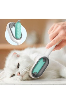 Evcil Hayvanlar İçin Çift Taraflı Pet Fırçası Nemli Tüy Tarama Tarağı - Evcil Hayvanlar İçin Çift Taraflı Pet Fırçası Nemli Tüy Tarama Tarağı -