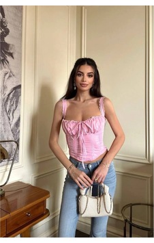 Meecy Kadın Dantelli Sırtı Bağlamalı Askılı Büstiyer Siyah Siyah Meecy Kadın Dantelli Sırtı Bağlamalı Askılı Büstiyer Siyah Siyah