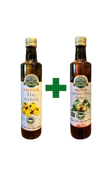 Ormanözü Organik Alıç Sirkesi 500 ML + Organik Yabani Elma Sirkesi 500 ML Ormanözü Organik Alıç Sirkesi 500 ML + Organik Yabani Elma Sirkesi 500 ML