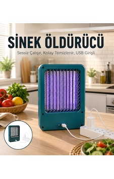 Sessiz Çalışan Usb Destekli Elektrikli Sinek Öldürücü Makinesi