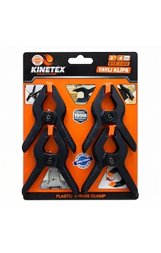 Kinetex Ktx-3388 Yaylı Klips 4 Lü Set 3 Plastik Sıkıştırma Mandalı Mandal Tip Işkence Pense Klips Kinetex Ktx-3388 Yaylı Klips 4 Lü Set 3 Plastik Sıkıştırma Mandalı Mandal Tip Işkence Pense Klips