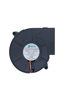 97x97x33mm 12V 0.35A 3P XMER Salyangoz Fan 97x97x33mm 12V 0.35A 3P XMER Salyangoz Fan