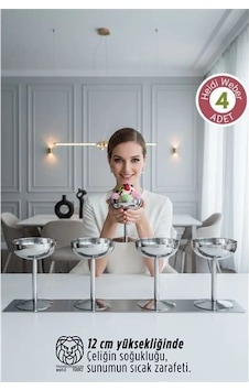 Heidi Serisi 4 Lü Paslanmaz Çelik Lüks Dondurma Ve Sunum Kasesi Seti 12 Cm 722888 Açık Mavi Heidi Serisi 4 Lü Paslanmaz Çelik Lüks Dondurma Ve Sunum Kasesi Seti 12 Cm 722888 Açık Mavi