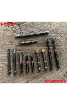 Vsc Ph2 Yıldız Bits Uç Seti Bits Uzatma Pz2 Yıldız Sıkma Ucu Cobalt Set 11pcs T30 Matkap Ucu