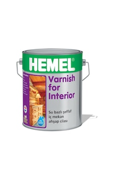 Hemel Varnish For Interior-Su Bazlı Iç Mekân Vernik 0.75 L