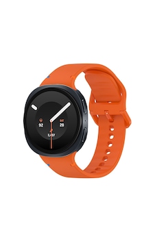Novstrap Samsung Galaxy Watch 9 40mm 44mm İle Uyumlu Kordon Dikişli Silikon Kayış Tam Uyumlu Pimli Novstrap Samsung Galaxy Watch 9 40mm 44mm İle Uyumlu Kordon Dikişli Silikon Kayış Tam Uyumlu Pimli