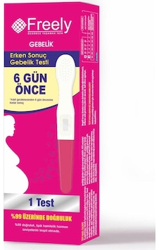 Freely Erken Gebelik Testi - Erken Sonuç Gebelik Testi 1 Adet Freely Erken Gebelik Testi - Erken Sonuç Gebelik Testi 1 Adet