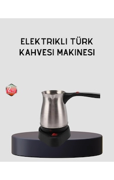 Elektrikli Türk Kahvesi Cezvesi 800w Kablosuz Döner Tabanlı Elektrikli Türk Kahvesi Cezvesi 800w Kablosuz Döner Tabanlı