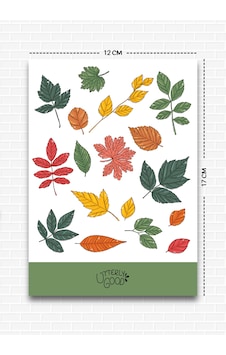 Yaprak Sticker Bullet Journal Notebook Ajanda Scrapbook Için Set Yaprak Sticker Bullet Journal Notebook Ajanda Scrapbook Için Set