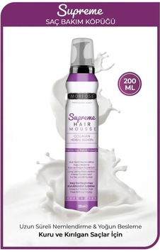 Supreme Saç Köpük 200 Ml - Nemlendirme - Mrfs Supreme Saç Köpük 200 Ml - Nemlendirme - Mrfs