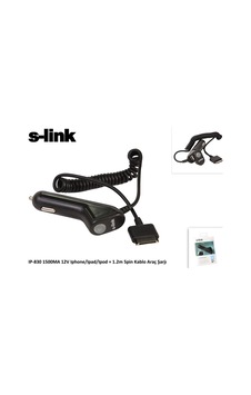 S-link Ip-830 1500ma 12v İpod-iphone-ipad Araç Şarj Cihazı Kdo S-link Ip-830 1500ma 12v İpod-iphone-ipad Araç Şarj Cihazı Kdo