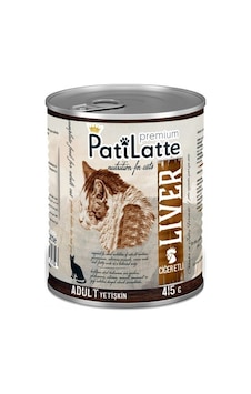 Pati Latte Ciğer Etli Konserve Yavru Kedi Maması 24 x 415 G Pati Latte Ciğer Etli Konserve Yavru Kedi Maması 24 x 415 G