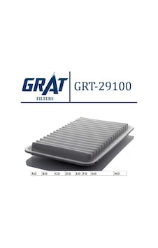 GRAT 29100 Hava Filtresi Mazda 2 Mazda 3 Demıo 07- GRAT 29100 Hava Filtresi Mazda 2 Mazda 3 Demıo 07-