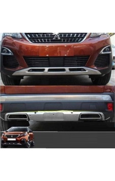 Peugeot 3008 2016-2019 Uyumlu Ön Arka Tampon Koruyucu Difüzör Peugeot 3008 2016-2019 Uyumlu Ön Arka Tampon Koruyucu Difüzör