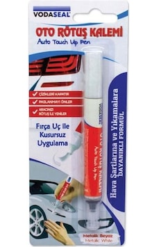 Oto Rötuş Kalemi Metalik Beyaz 5 Ml