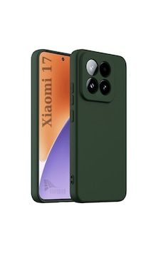 Xiaomi 17 Uyumlu Silikon Kılıf - Pastel Renk Tonu Kamera Korumalı Esnek Kapak - Yeşil Yeşil Xiaomi 17 Uyumlu Silikon Kılıf - Pastel Renk Tonu Kamera Korumalı Esnek Kapak - Yeşil Yeşil