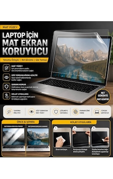 Asus Tuf Gaming F16'' Uyumlu Mat Nano Ekran Koruyucu Yansıma Önleyici