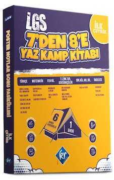 KR Akademi Yayınları LGS 7`den 8`e Yaz Kamp Kitabı Tüm Dersler KR Akademi Yayınları LGS 7`den 8`e Yaz Kamp Kitabı Tüm Dersler