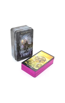 By Ellen Dugan Witches Cadı Metal Kutulu Tarot Kartı Alk2815 By Ellen Dugan Witches Cadı Metal Kutulu Tarot Kartı Alk2815