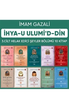 İhyau Ulumiddin 3. Cilt Helak Edici Şeyler Bölümü 10 Kitap /...