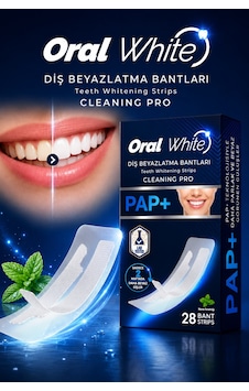 Oral White Cleaning Pro Pap+ Diş Beyazlatma Bantları 28 Bant / 14 Günlük Program Oral White Cleaning Pro Pap+ Diş Beyazlatma Bantları 28 Bant / 14 Günlük Program