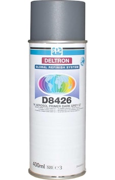 Deltron D8426 Dolgu Astar Sprey K.gri 400ml Deltron D8426 Dolgu Astar Sprey K.gri 400ml