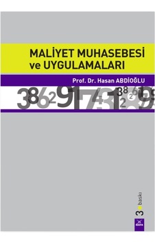 Maliyet Muhasebesi Ve Uygulamalar Hasan Abdioğlu Dora