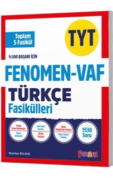 Fenomen Tyt Vaf Türkçe Fasikülleri Seti Fenomen Yayınları Fenomen Tyt Vaf Türkçe Fasikülleri Seti Fenomen Yayınları