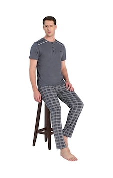 Over Sleep By Poleren Over Sleep 2339 Erkek Süprem Yazlık Takım M-l-xl-2xl Füme Over Sleep By Poleren Over Sleep 2339 Erkek Süprem Yazlık Takım M-l-xl-2xl Füme