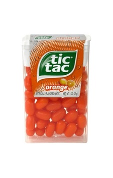 Tic Tac Portakal Aromalı Şeker 18 Gr. (1 Adet) Tic Tac Portakal Aromalı Şeker 18 Gr. (1 Adet)