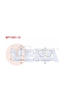 Disk Balata Ford Mondeo V, Focus Iv, S-max, Kuga Arka - Disk Balata Ford Mondeo V, Focus Iv, S-max, Kuga Arka -