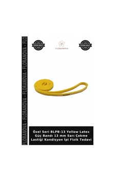 Özel Seri Blpb-13 Yellow Latex Güç Bandı 13 Mm Sarı Çekme Lastiği Kondisyon İpi Fizik Özel Seri Blpb-13 Yellow Latex Güç Bandı 13 Mm Sarı Çekme Lastiği Kondisyon İpi Fizik