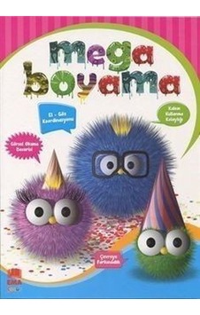 Mega Boyama-Renkli Örnekli Örneksiz Çizgi Çalışması- Ema Çocuk