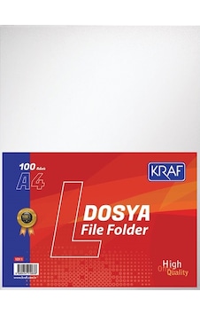 Kraf L Poşet Dosya föy Dosya Şeffaf - A4 - 100 Lü Kraf L Poşet Dosya föy Dosya Şeffaf - A4 - 100 Lü