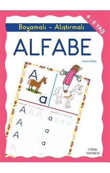 Boyamalı Ve Alıştırmalı Türkçe Alfabe/Büyük Boy / Asım Uysal (215138083) Boyamalı Ve Alıştırmalı Türkçe Alfabe/Büyük Boy / Asım Uysal (215138083)