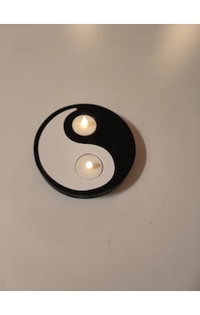 3d Baskı Yin Yang Tealight Mumluk İki Parçalı Siyah Beyaz Dekoratif Mum Tutucu 3d Baskı Yin Yang Tealight Mumluk İki Parçalı Siyah Beyaz Dekoratif Mum Tutucu