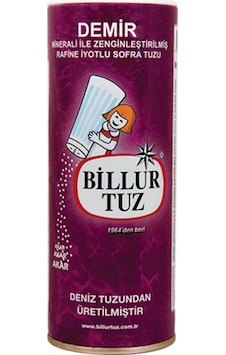 Demir Mineralli İyotlu Sofra Tuzu 500 Gr Demir Mineralli İyotlu Sofra Tuzu 500 Gr