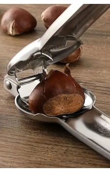 Paslanmaz Portatif Kestane Çizici Pense Kolay Kestane Çizme Aleti Çelik Kestane Çizme Aleti Gri Paslanmaz Portatif Kestane Çizici Pense Kolay Kestane Çizme Aleti Çelik Kestane Çizme Aleti Gri