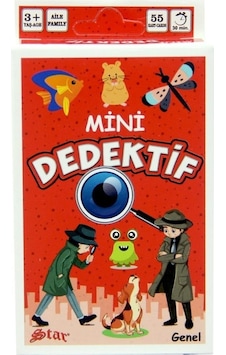 Mini Dedektif Kart Oyunu - Kırmızı - Genel Mini Dedektif Kart Oyunu - Kırmızı - Genel