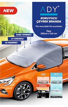 Ady Ön Yan Cam Koruyucu Güneşe Ve Buza Dayanıklı 4 Mevsim Branda Ady Ön Yan Cam Koruyucu Güneşe Ve Buza Dayanıklı 4 Mevsim Branda